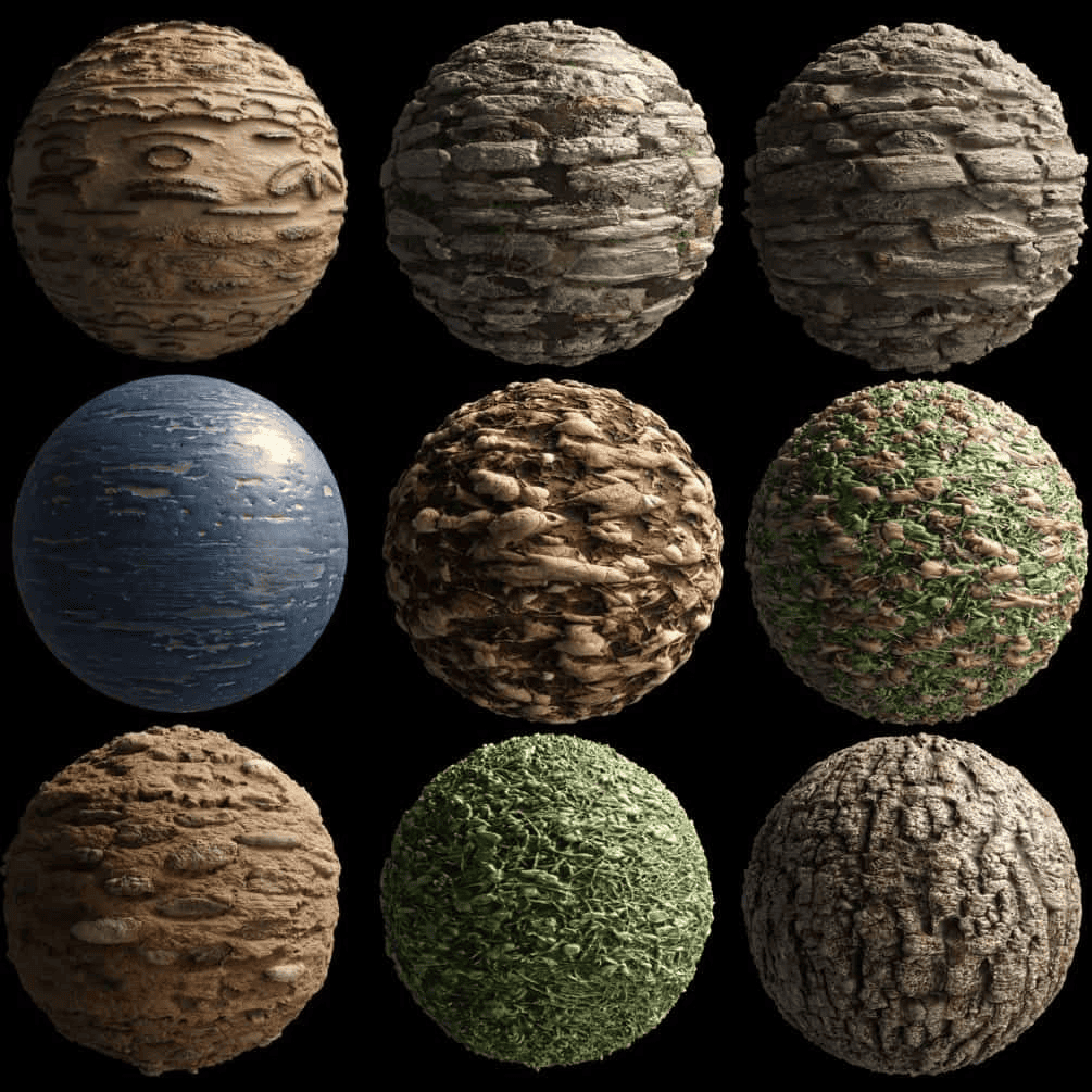 blender PBR materials