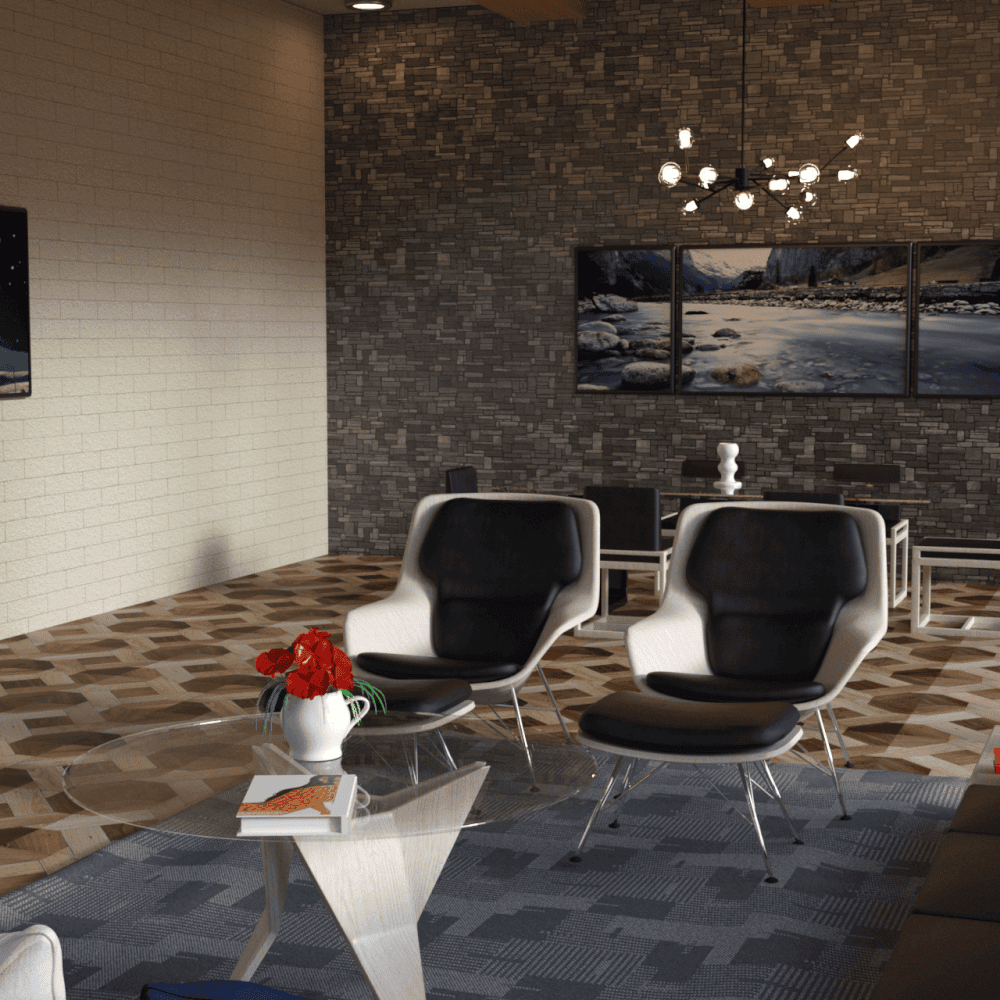 Table, chairs and other furniture 3d models