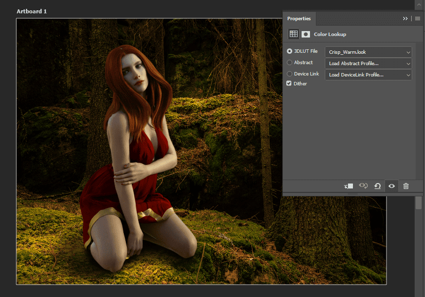 photoshop color lookup filter camera presets