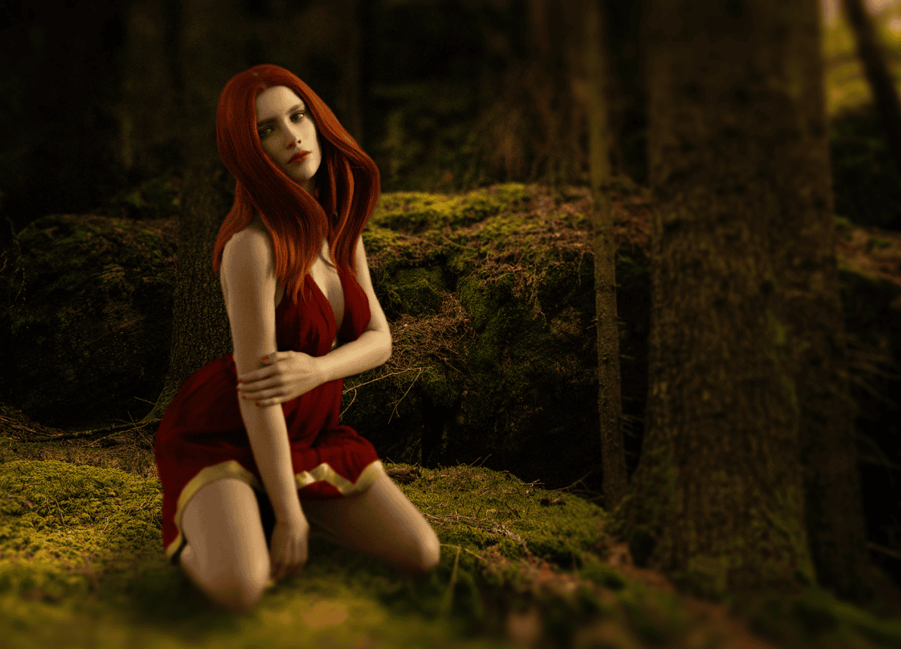 photoshop daz final scene result