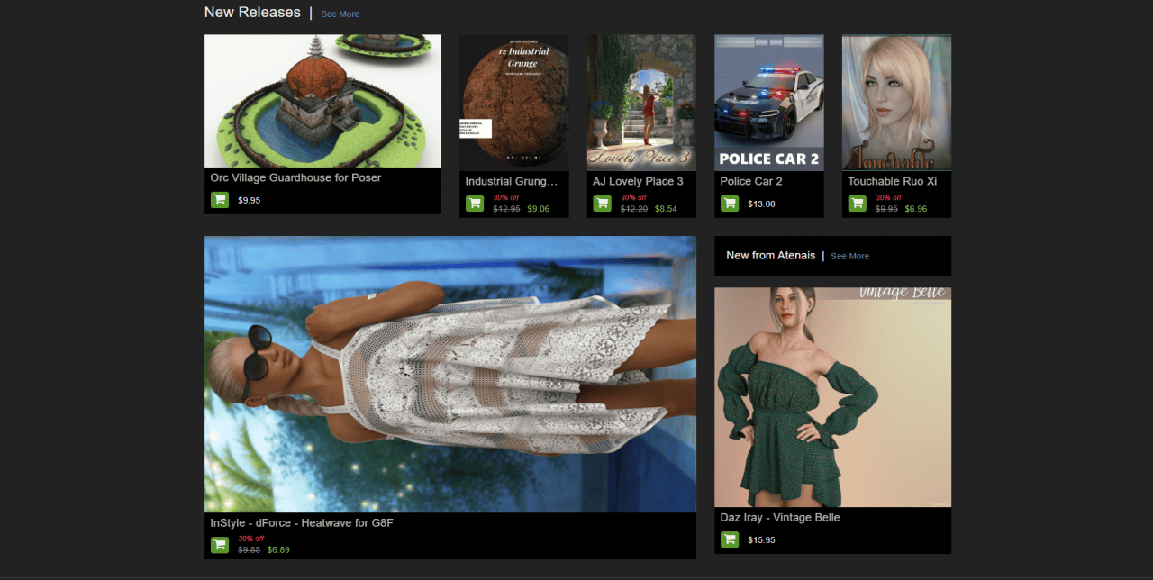Renderosity marketplace