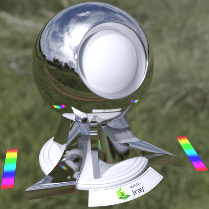 Render example using HDRI in Daz