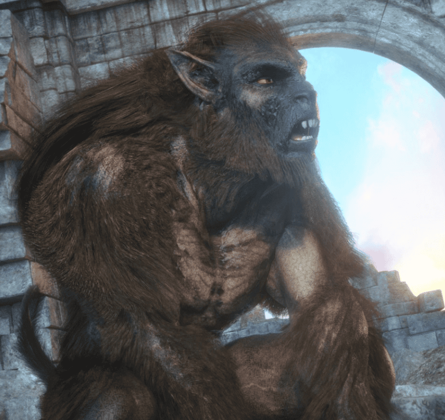 skinchangers for werwolves 3d models