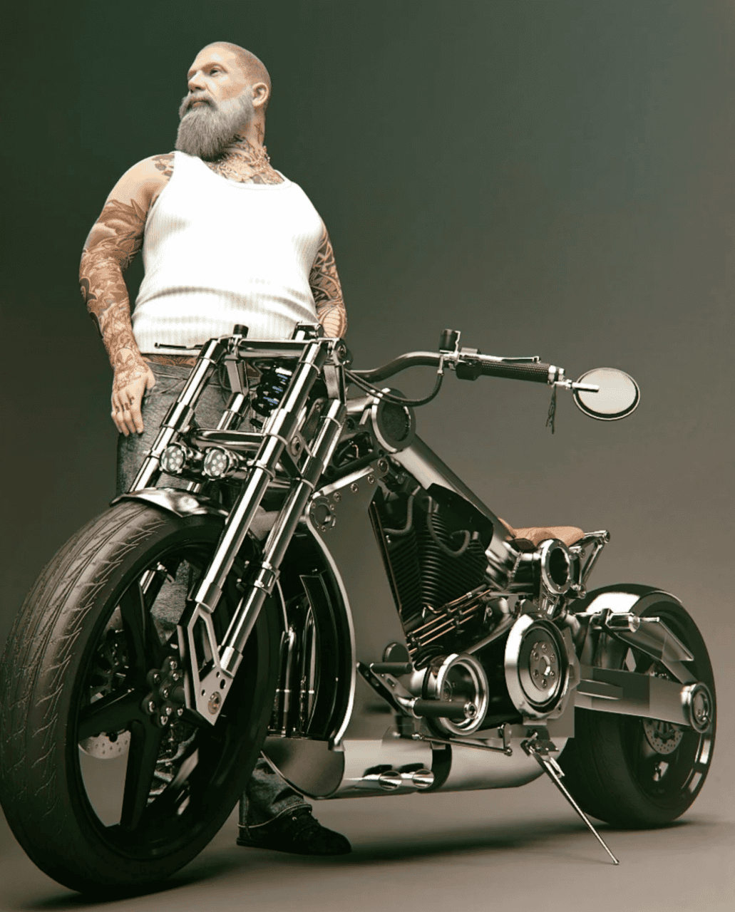 street bike 3d model