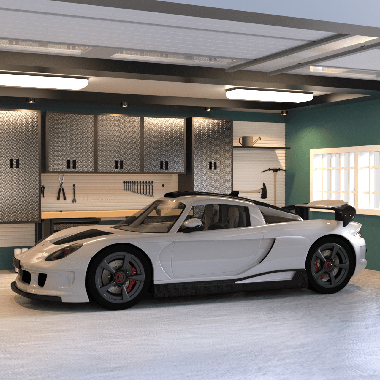 Supercar 3d model
