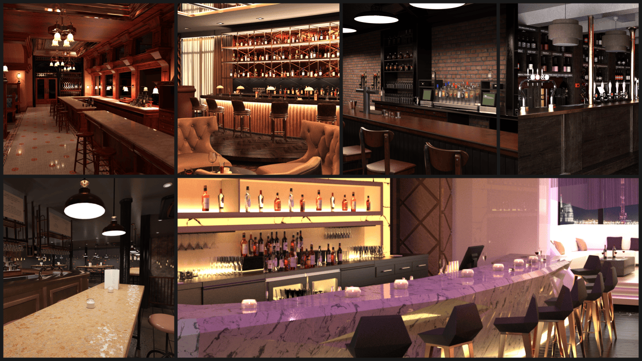 Top Bar 3d Models