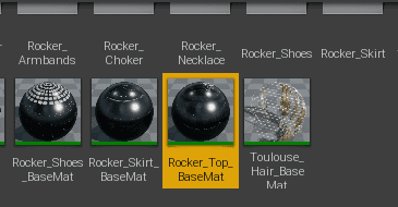 top material i want to edit selected