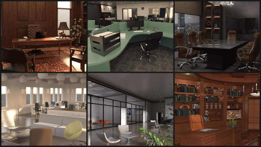 best office 3d models