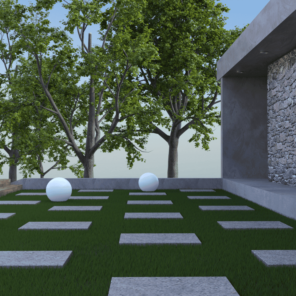 Garden 3d model
