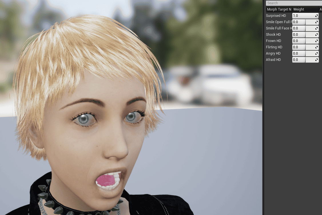 ue4 character morphs