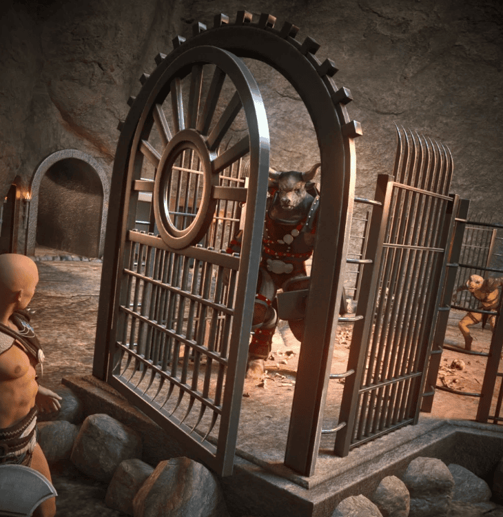 underground daz3d battle arena