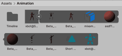unity animation assets