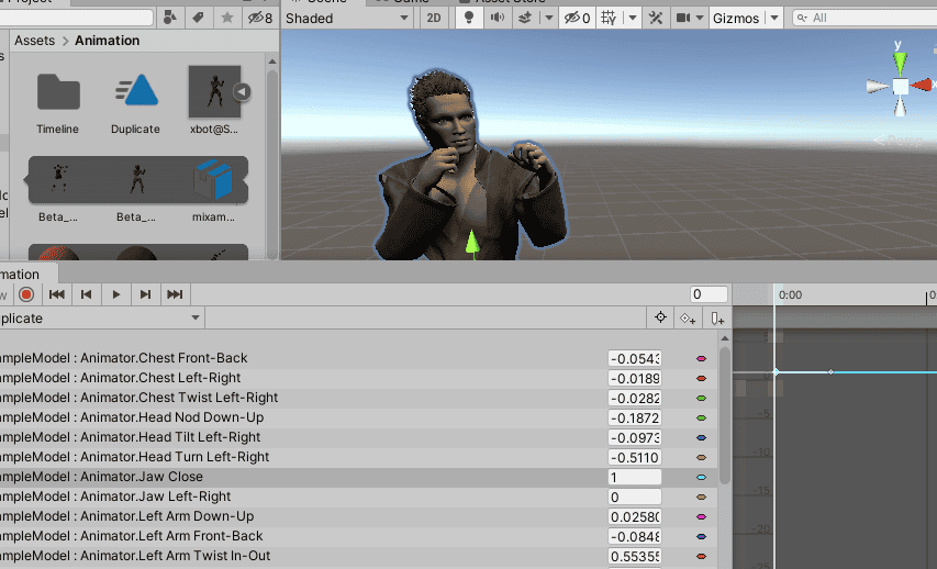 final daz3d to unity figure animated