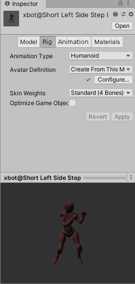 unity3d daz character rigging