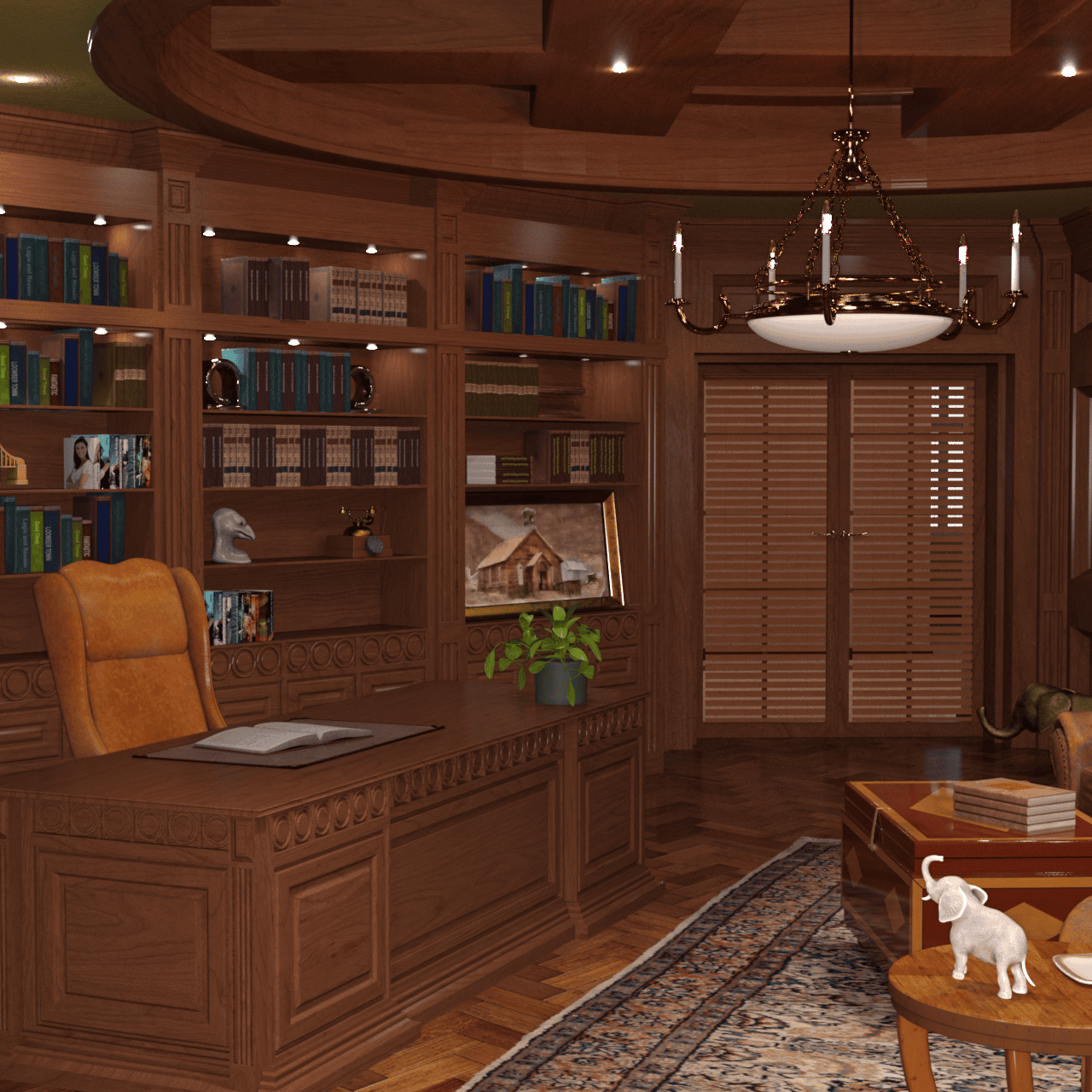 university office 3d model