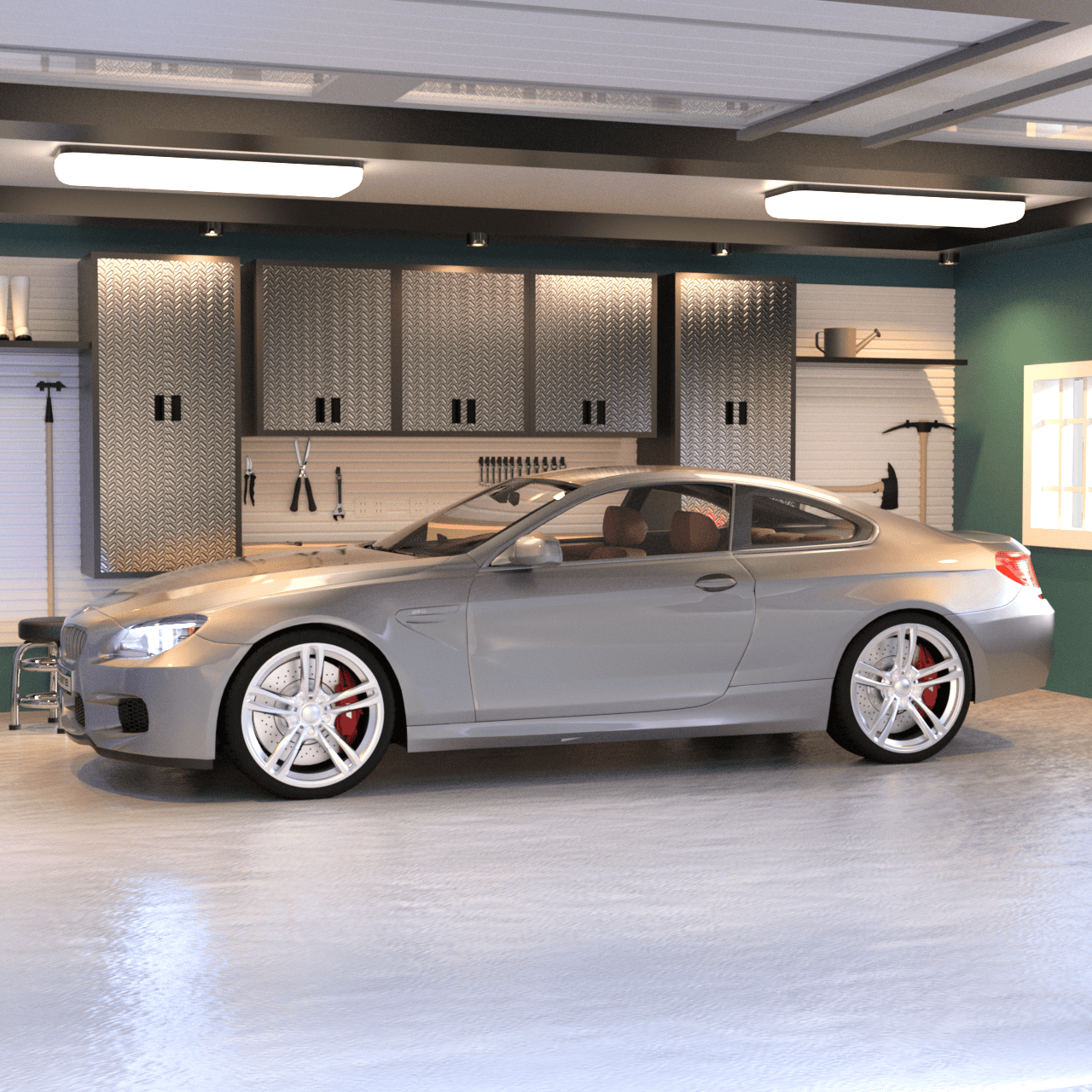 Upper Class Car 3d Model