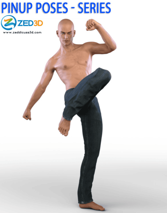 free daz3d poses zed3d